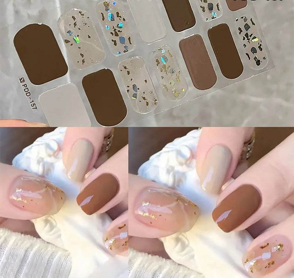 Bloom Elegance Gel Nail Strips