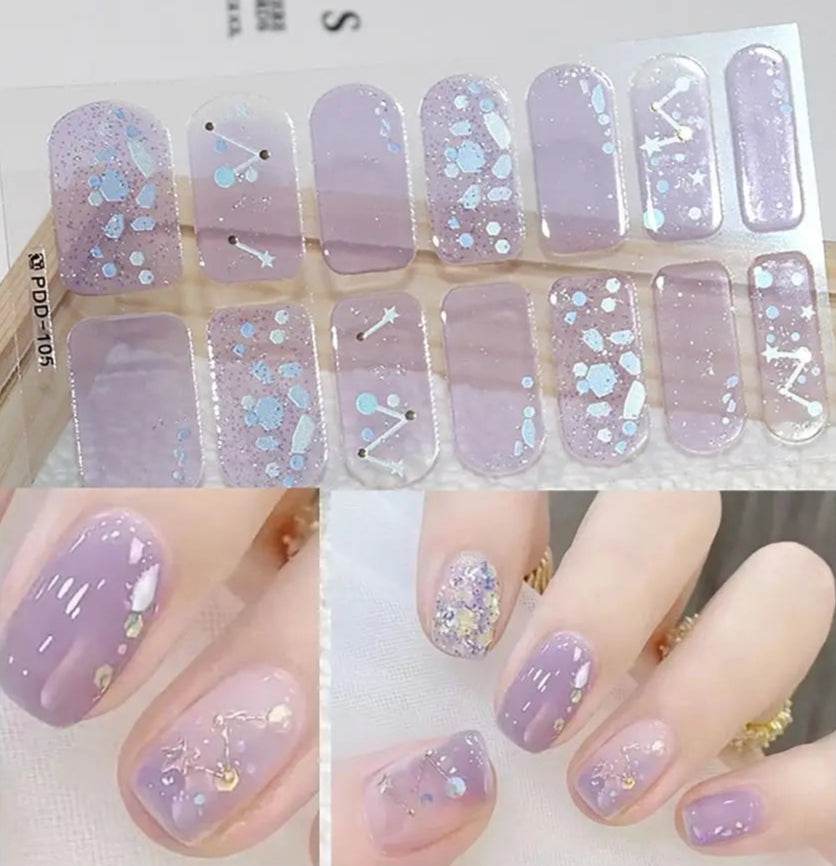 Bloom Elegance Gel Nail Strips