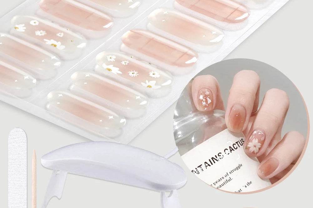 Gloss Strip Nails Complete Kit with UV Lamp