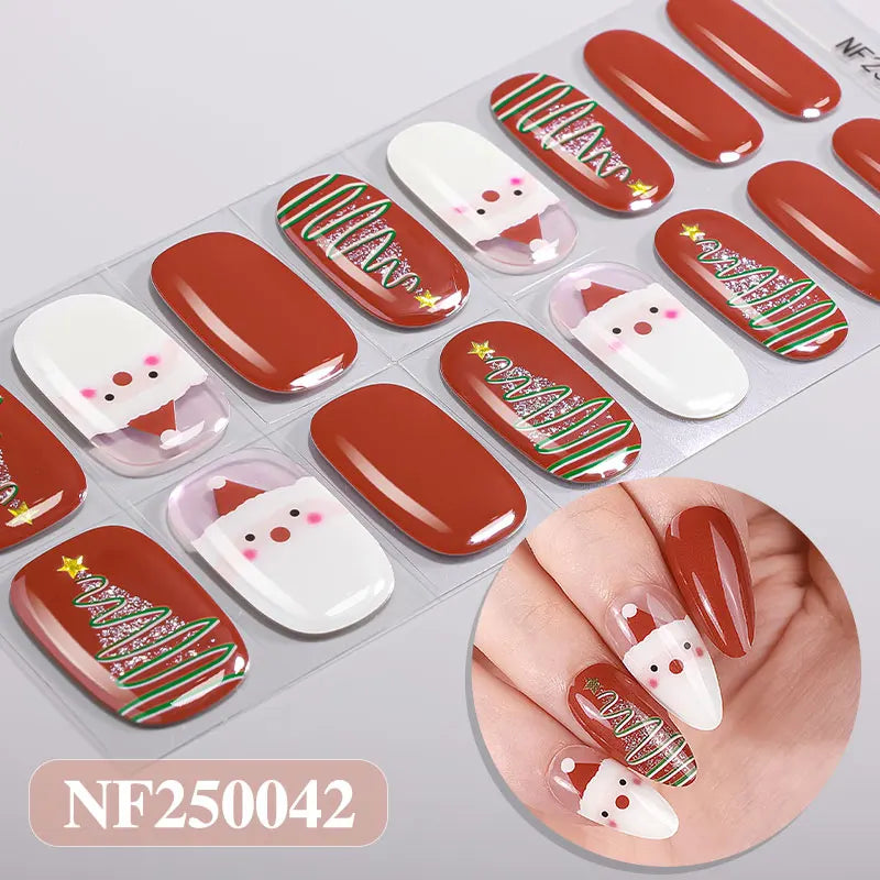 Merry Sparkle - Christmas Gel Nail Wraps