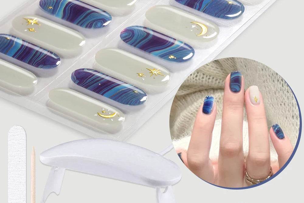 Gloss Strip Nails Complete Kit with UV Lamp