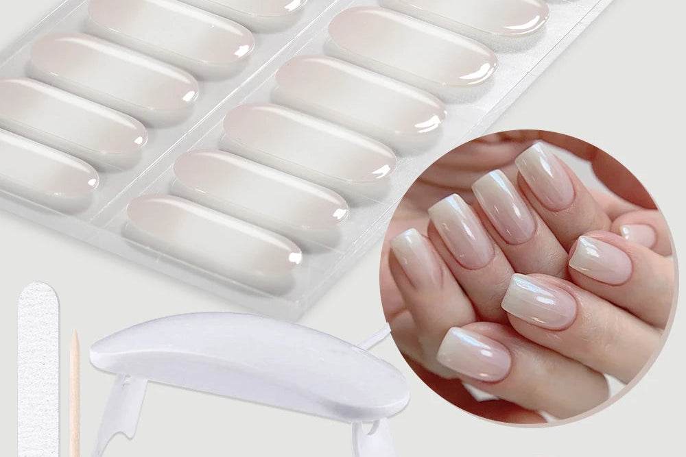 Gloss Strip Nails Complete Kit with UV Lamp
