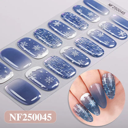 Merry Sparkle - Christmas Gel Nail Wraps