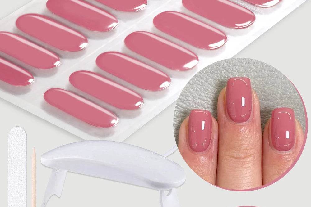 Gloss Strip Nails Complete Kit with UV Lamp