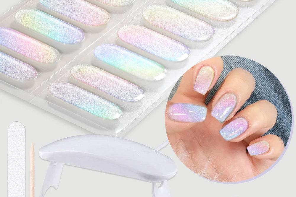 Gloss Strip Nails Complete Kit with UV Lamp