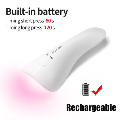 Rechargeable Portable Gel Nail Dryer