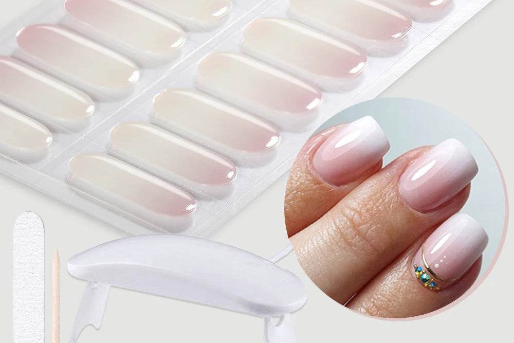 Gloss Strip Nails Complete Kit with UV Lamp