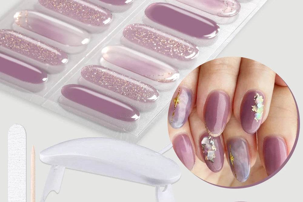 Gloss Strip Nails Complete Kit with UV Lamp