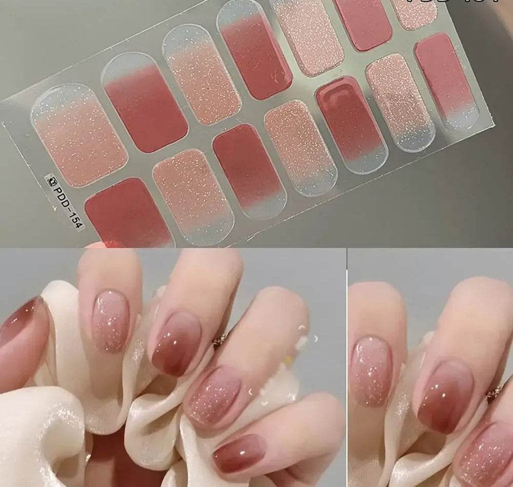 Bloom Elegance Gel Nail Strips