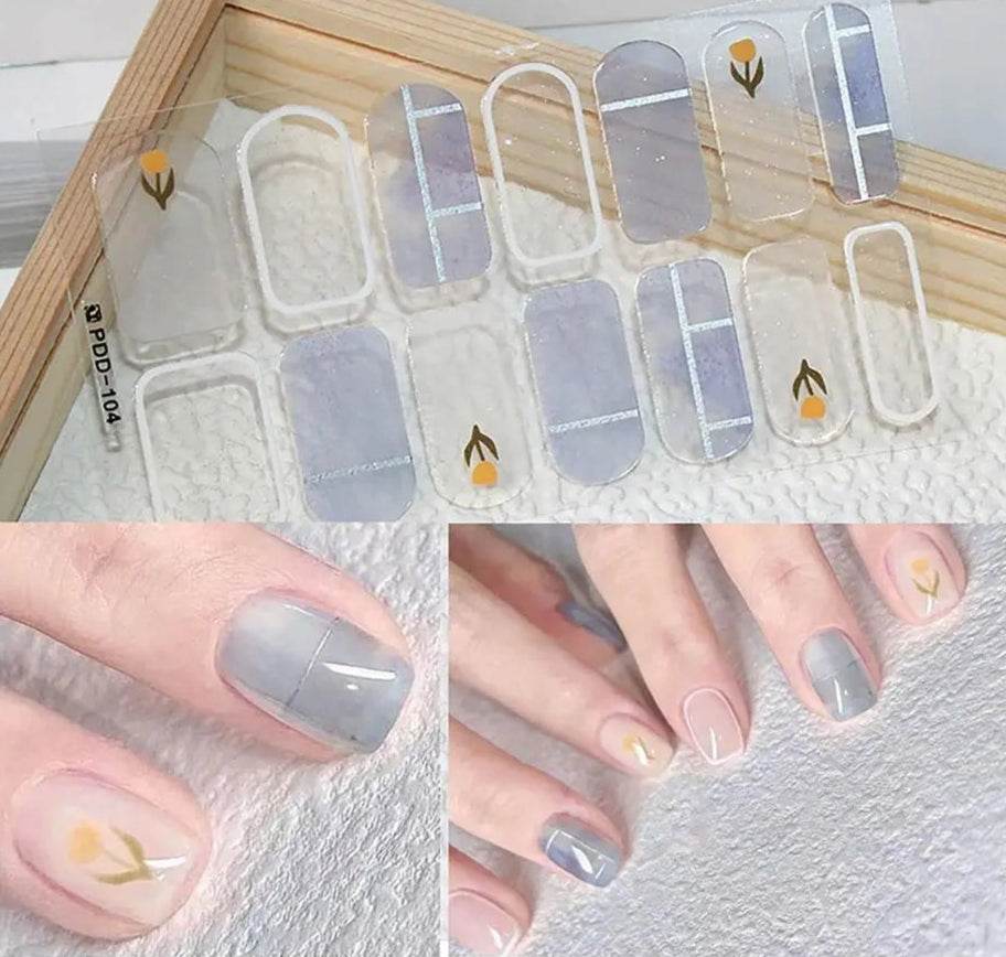 Bloom Elegance Gel Nail Strips