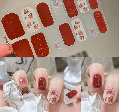 Bloom Elegance Gel Nail Strips