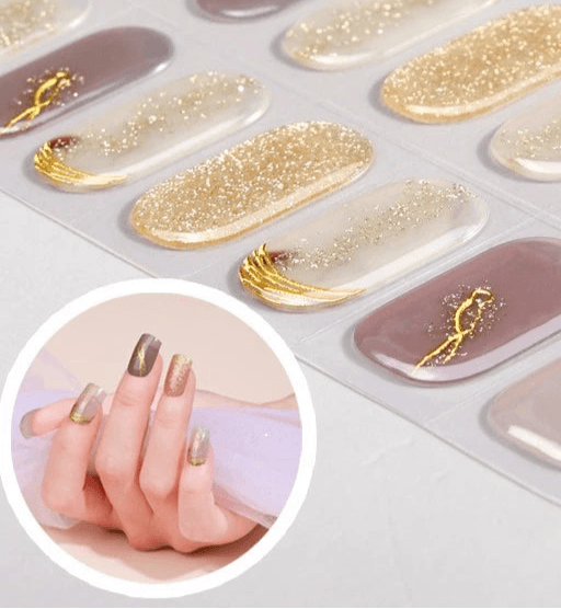 Glam Shine Nail Wraps