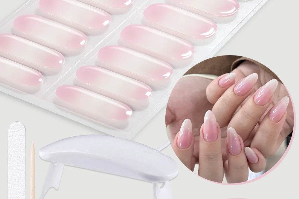 Gloss Strip Nails Complete Kit with UV Lamp