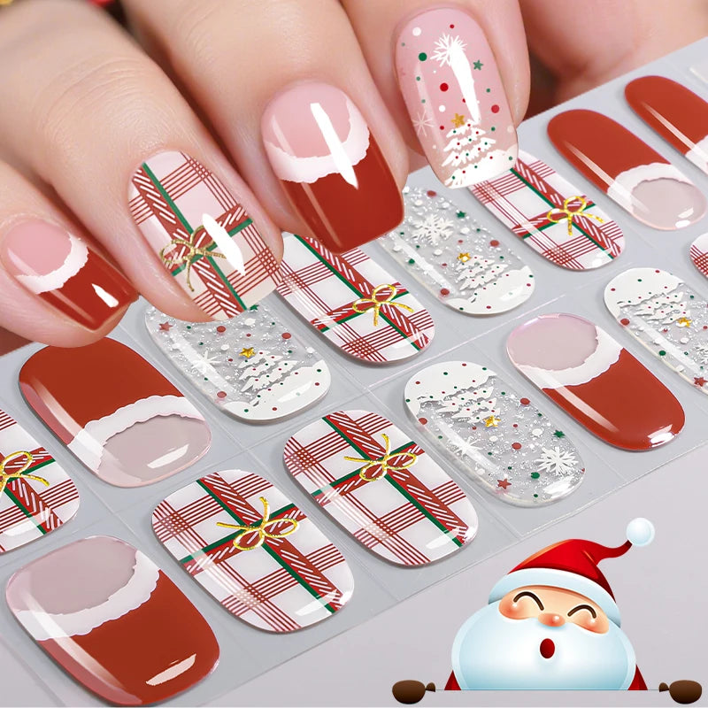 Merry Sparkle - Christmas Gel Nail Wraps