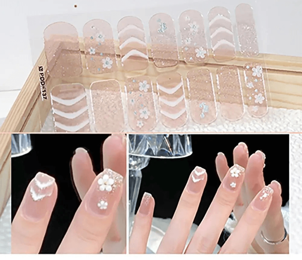Bloom Elegance Gel Nail Strips