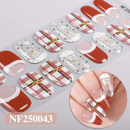 Merry Sparkle - Christmas Gel Nail Wraps