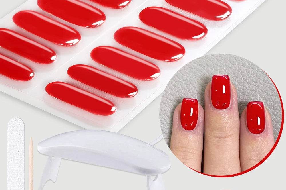 Gloss Strip Nails Complete Kit with UV Lamp