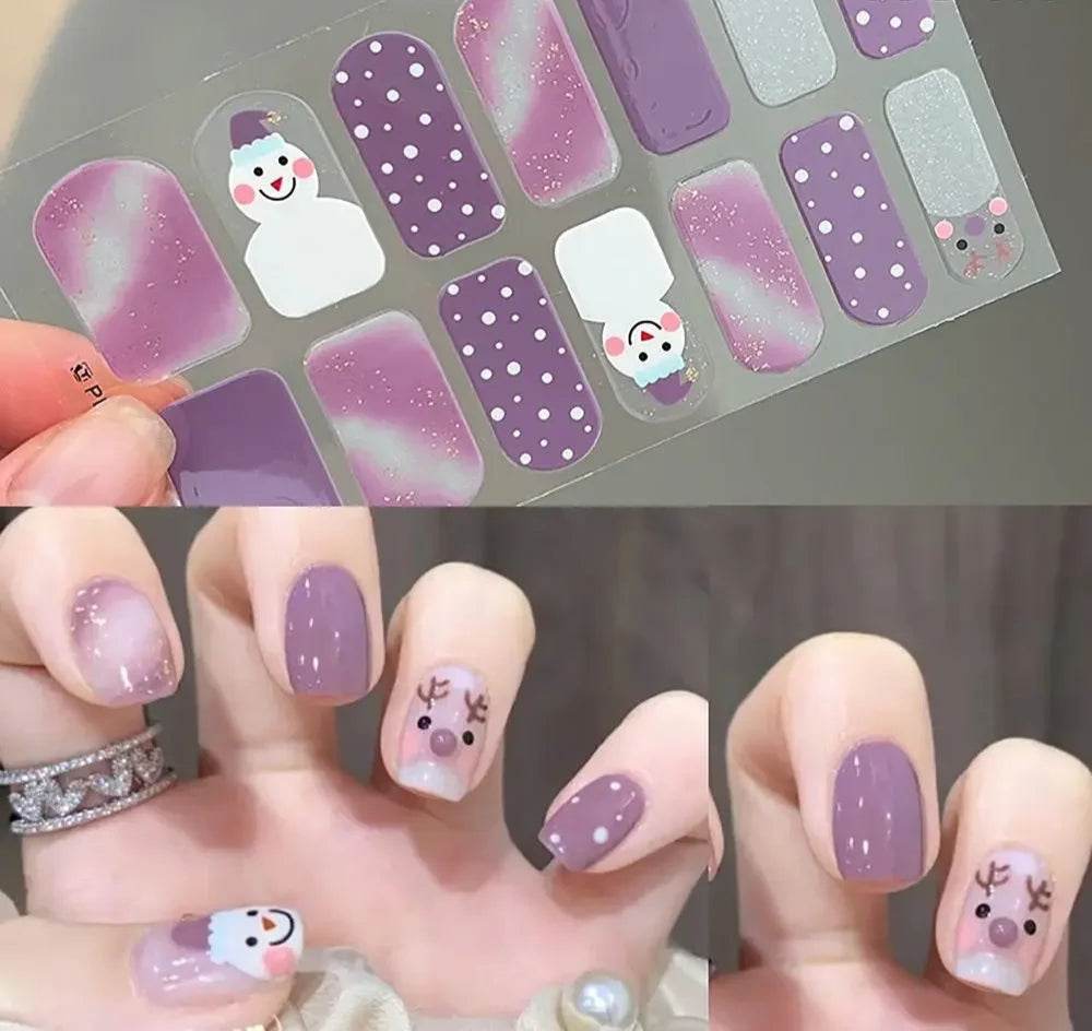 Bloom Elegance Gel Nail Strips