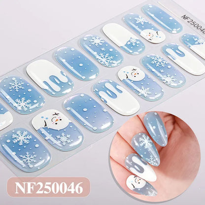 Merry Sparkle - Christmas Gel Nail Wraps