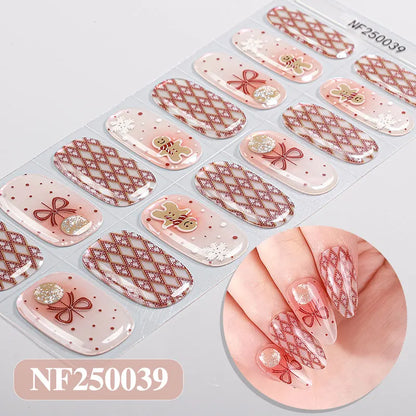 Merry Sparkle - Christmas Gel Nail Wraps