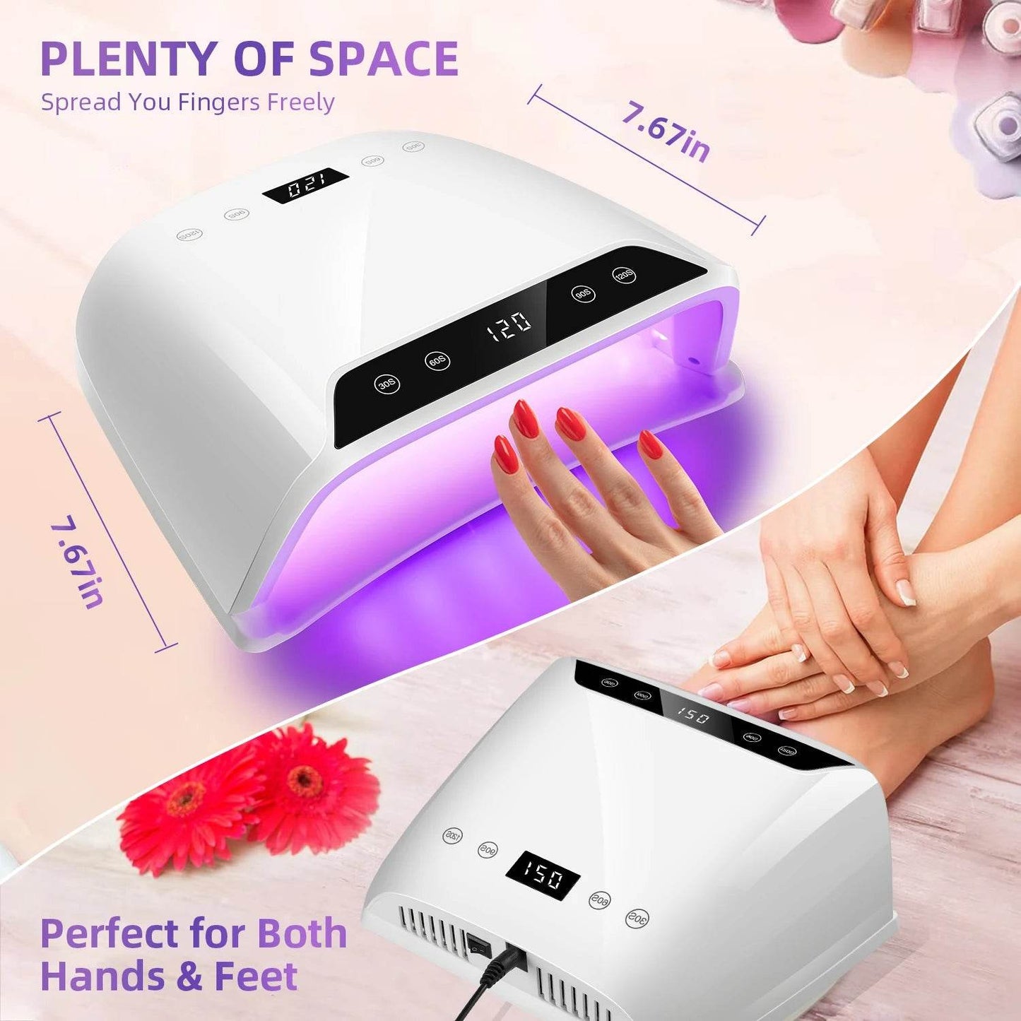 Pro LED Nail Lamp 72W