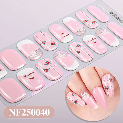 Merry Sparkle - Christmas Gel Nail Wraps