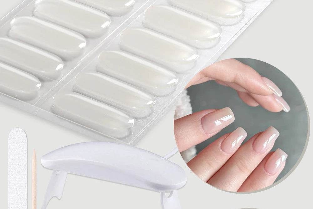 Gloss Strip Nails Complete Kit with UV Lamp