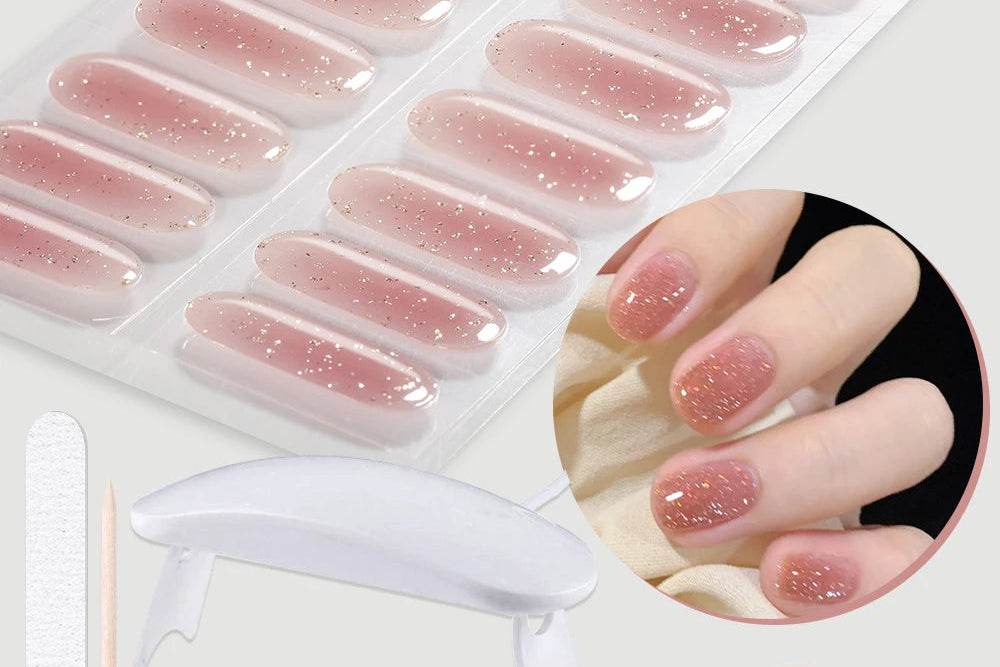 Gloss Strip Nails Complete Kit with UV Lamp