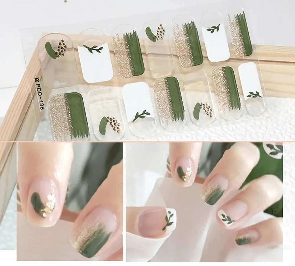 Bloom Elegance Gel Nail Strips