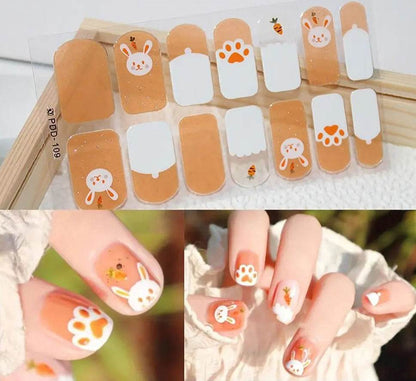 Bloom Elegance Gel Nail Strips