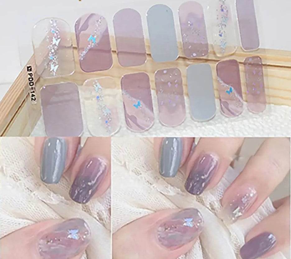 Bloom Elegance Gel Nail Strips