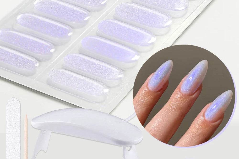 Gloss Strip Nails Complete Kit with UV Lamp