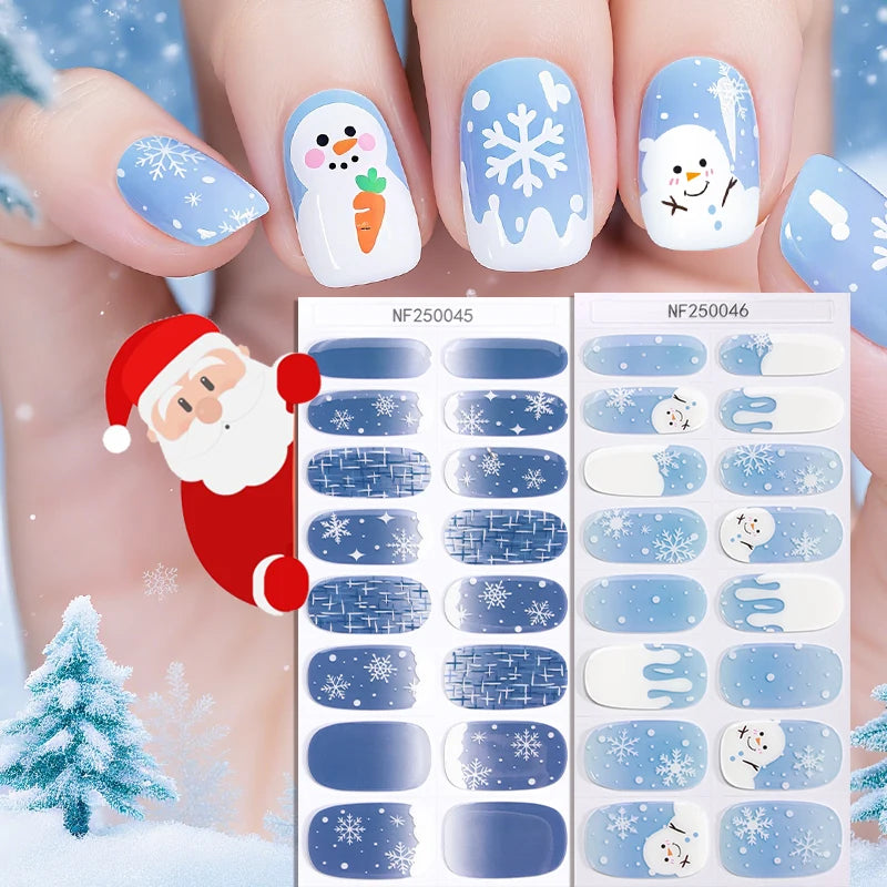 Merry Sparkle - Christmas Gel Nail Wraps