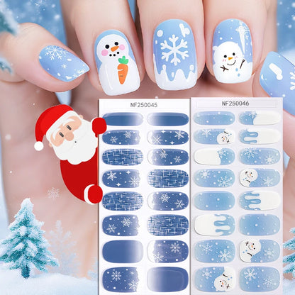 Merry Sparkle - Christmas Gel Nail Wraps