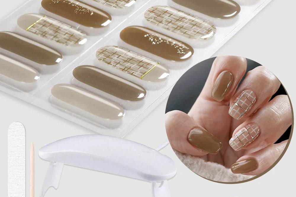 Gloss Strip Nails Complete Kit with UV Lamp