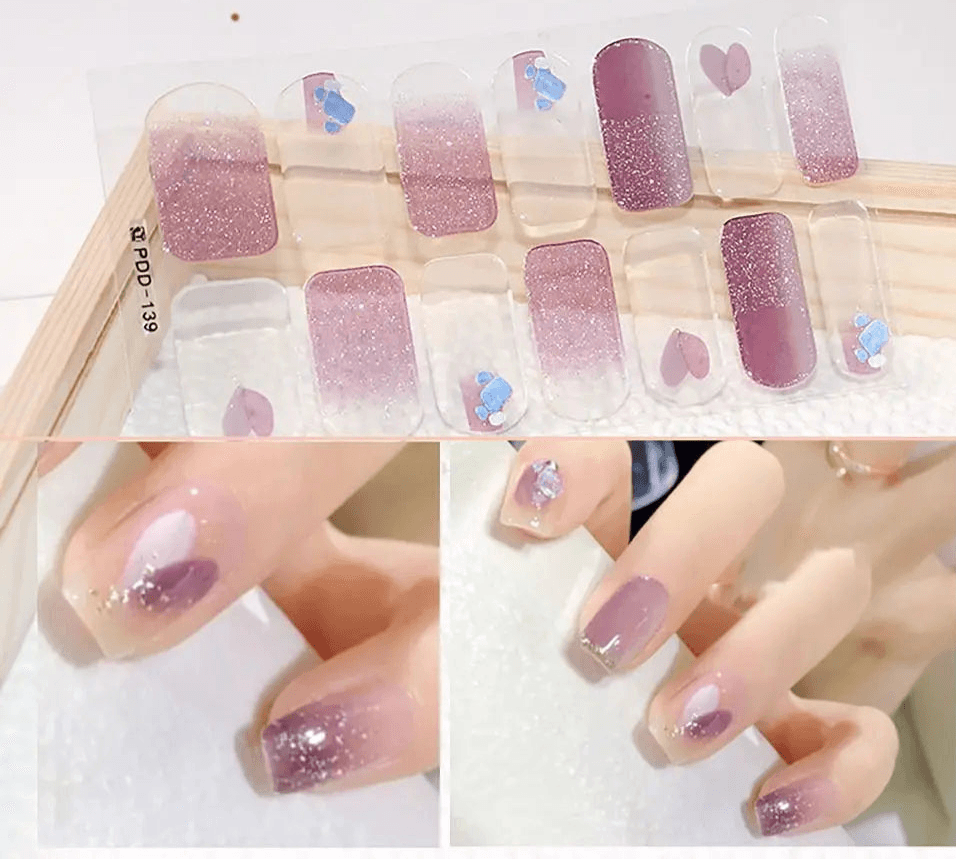 Bloom Elegance Gel Nail Strips